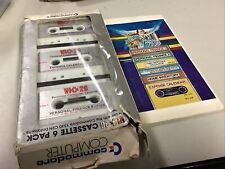 1982 Commodore VIC 20 Personal Finance Cassette 6 Pack With Box + Booklet picture