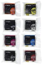 Genuine Epson T159 UltraChrome Hi-Gloss-II Ink Cartridges R2000 (One Set of 8) picture