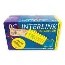 SoftWorx PC Interlink Vintage Print Share File Transfer System 1990s Sealed New picture