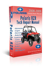 BEST - Polaris RZR RZR-S 800 EFI HO Service Repair Manual CD ONLY 2009 picture