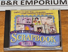 Art Explosion Scrapbook Factory Deluxe - (2001 Nova Development) - Used CD-ROM picture