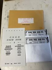 Rare CSGD User Disc #4 Texaments Epson Version New NOS Dave Rose 1987 Ti994a?? picture