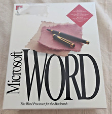 SEALED Vintage Microsoft Word 5.1 for Apple Macintosh 1993 Very Rare Promo Copy picture