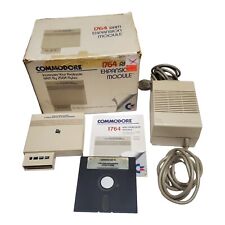 Commodore 1764 RAM Expansion Module w/ Power Supply, Guide & Disk in Box - READ picture