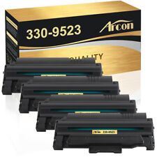 4 Pack Black Toner Cartridge Compatible With Dell 330-9523 1130 1130n 1133 1135N picture