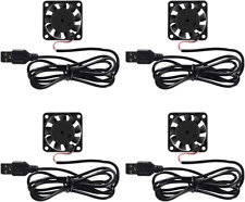 4 Pack USB Brushless High Performance Mini Cooling Fan 40Mm X 10Mm DC 5V Cooli.. picture
