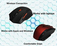 2.4GHz Wireless Computer Mouse, Comfortable, Long-Life, Silent, Long-Range Game picture