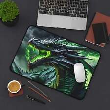 Enigmatic Dark Dragon Neoprene Desk Mat picture