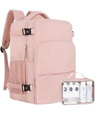 Sinaliy Travel Backpack for Women, Flight Approved Backpack, College Pink  picture