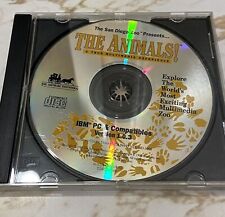 San Diego Zoo: THE ANIMALS A True Multimedia Experience Vintage Retro Software picture