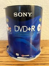 NEW Sony DVD+R 4.7 GB Printable Recordable DVD's 100-pack Cake Box/Spindle Pack picture