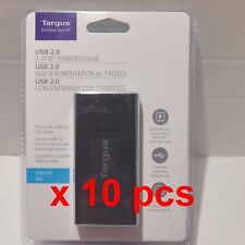 Lot 10 pcs of Brand New Retail Targus ACH215TT Black 7-Port USB 2.0 Power Hub picture