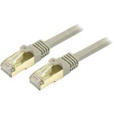 StarTech.com 8ft Gray Cat6a Shielded Patch Cable - Cat6a Ethernet Cable - 8 ft picture