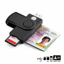 USB 2.0 Smart Card Reader Micro SD/TF Memory ID Bank EMV  Connector Adapter picture