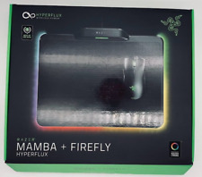 Razer Mamba HyperFlux Mouse Firefly MousePad RGB Bundle True Wireress Used Japan picture
