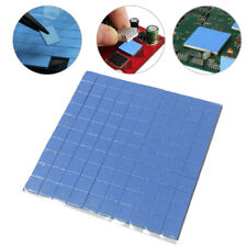 100Pcs 10x10x0.5mm CPU Heatsink Cooling Thermal Conductive Silicone Pad US picture