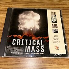 Critical Mass America's Race to Build Atomic Bomb PC CD historical Oppenheimer picture