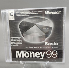 Microsoft Money 99 Basic Personal Financial Management CD-ROM Win 95 98 NT picture