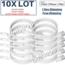1/10X Bulk Lot USB Fast Charger Cable For Apple iPhone 13 11 8 7 6 Charging Cord picture