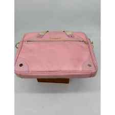 Victoria's Secret Laptop Sleeve Bag Pink with Gold Accents 10