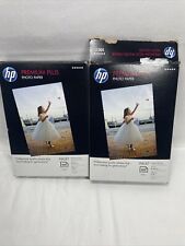 HP (Q6565A) Premium  Plus Photo High Gloss 4x6 100 Sheets 2 Boxes 1 Sealed 1Open picture