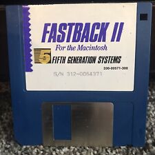 Vintage- FastBack II (2) - 5th Generation   - Apple Macintosh Mac Disk - 1989 picture