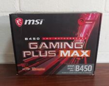 MSI B450 GAMING PLUS MAX ATX Motherboard AMD MB4821 AM4 DDR4 DIMM AS IS picture