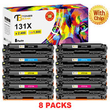 8PK Color Toner for HP CF210A 131A Laserjet Pro 200 M251nw M276nw MFP Printer picture