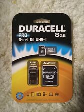 Duracell PRO 3- IN-1  UHS 8 GB NEW picture