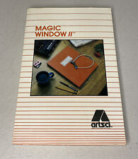 1984 Magic Window II Artsci Apple II II+ User Reference Manual Vintage  picture