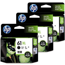 3x HP 61XL High Yield Black Original Ink Cartridge 1440 Pages picture