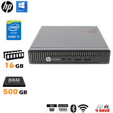HP i7 CPU / 16GB Ram / 500GB SSD WiFi Bluetooth 600 G1 Mini Desktop PC MFF WIN10 picture