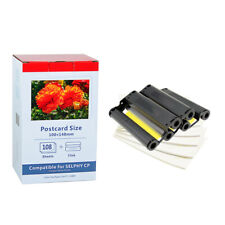 Fits Canon SELPHY CP100/CP1300 KP-108IN 3 Ink Toner 3115B001 4X6 Photo Paper Set picture