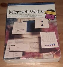 Microsoft Works: Version 2.0 for IBM PCs & Compatibles (NEW, 1989) 3 1/2