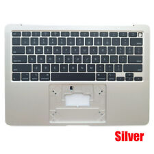 For Apple Macbook Air 13' A2179 2020 Silver Top Case Palmrest Keyboard US picture