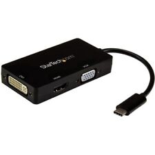 StarTech.com USB-C Multiport Adapter - 3-in-1 USB C to HDMI, DVI or VGA picture