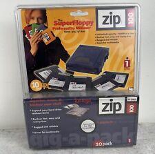 New Iomega Floppy Disks The Super Floppy 100MB Multicolored Zip Disks 10 Pack picture