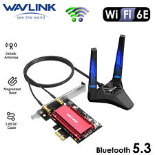 AX210 WiFi 6E PCI-E Network Adapter Card Bluetooth 5.3 Wifi Antenna for Desktop picture