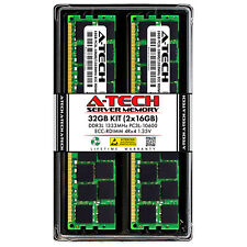 A-Tech 32GB 2x 16GB 4Rx4 PC3-10600R DDR3 1.35V ECC RDIMM REG Server Memory RAM picture