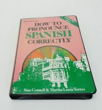 How to Pronounce Spanish Correctly CD Edition - Stan Connell 1992 Rare + Manual picture