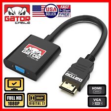 HDMI to VGA Adapter Converter Cable For HDTV PC Desktop Monitor Video 1080P 60Hz picture