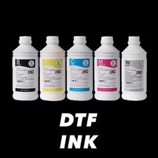US-Stock DTF Ink for Epson Printheads Bottle of 1L, Water-based CMYKWH picture