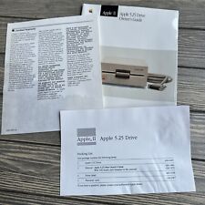 Vtg Apple 5.25 Drive OEM Sealed Owners Guide & Invoice Packing List picture