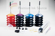 4x30ml Premium Universal Bulk Ink Refill Kit for HP Printer Cartridges picture