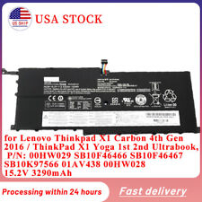 Genuine 00HW028 00HW029 01AV438 battery for Lenovo ThinkPad X1C Yoga Carbon 52Wh picture