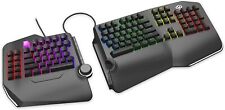 Cloud Nine C989 Ergonomic Mechanical Keyboard for PC Cherry RGB MX Blue Switches picture