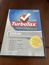 Intuit TURBO TAX 2010 DELUXE FEDERAL STATE + E-File Full Version Software PC/MAC picture