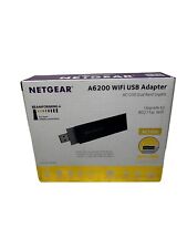 Netgear A6200 WiFi USB Adapter AC1200 Dual Band Gigabit New, Open Box picture