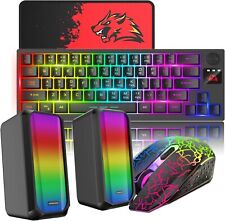 T50 TKL Mechanical Wireless Rechargeable Gaming Keyboard Mouse RGB Speaker Combo picture