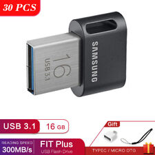 30PCS Samsung FIT Plus Tiny UDisk 16GB USB 3.1 Flash Drive Memory Thumb Stick picture